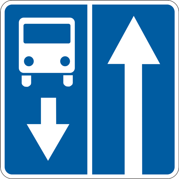 5.10.1 Road with a strip for route vehicles