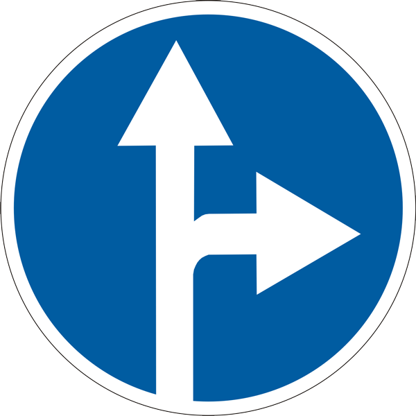 4.1.4 Movement to the right or straight