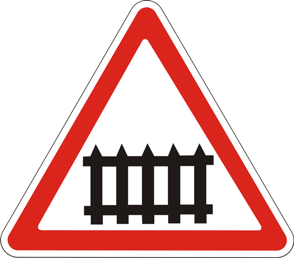 1.1 Railway crossing with barrier
