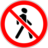 3.10 No pedestrians